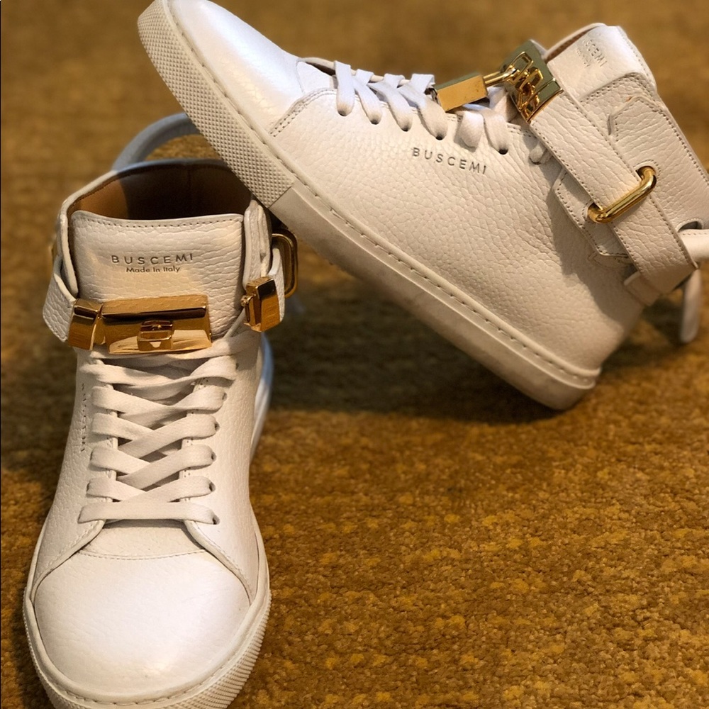 Buscemi unisex high top sneakers.
